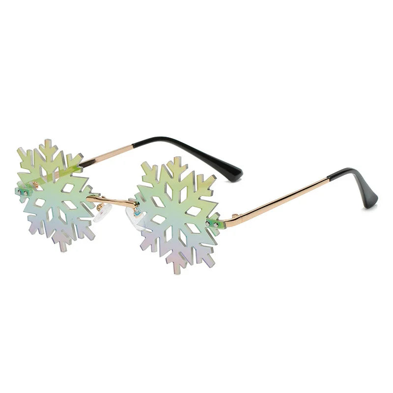 Silvia Rimless Round Sunglasses