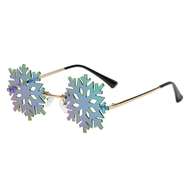Silvia Rimless Round Sunglasses
