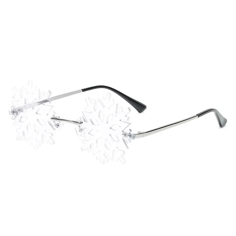 Silvia Rimless Round Sunglasses