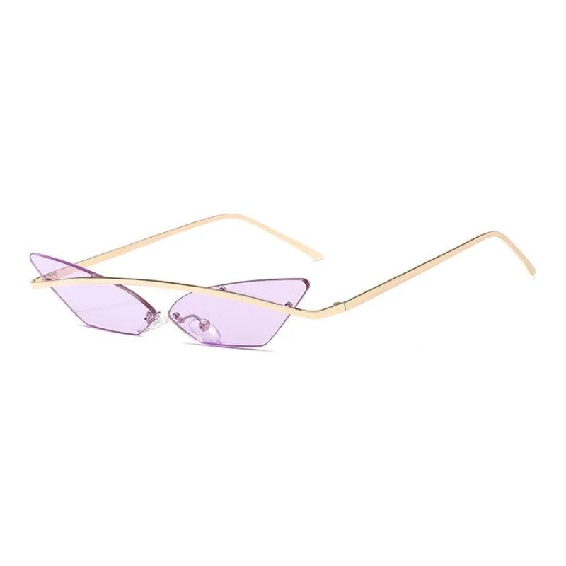 Ava Rimless Cat Eye Sunglasses - Rad Sunnies