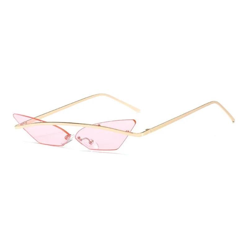Ava Rimless Cat Eye Sunglasses - Rad Sunnies