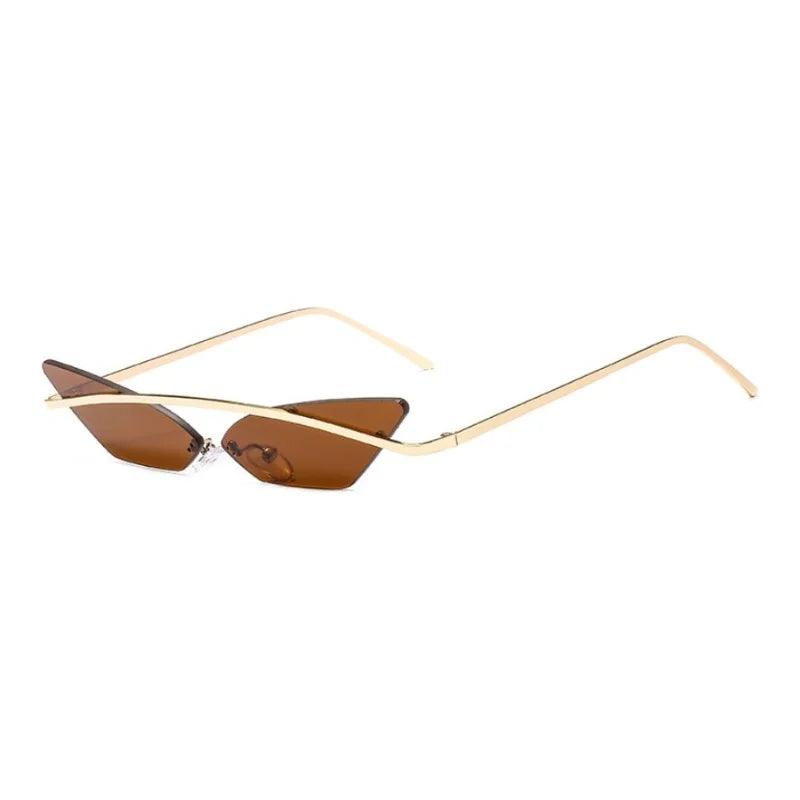 Ava Rimless Cat Eye Sunglasses - Rad Sunnies