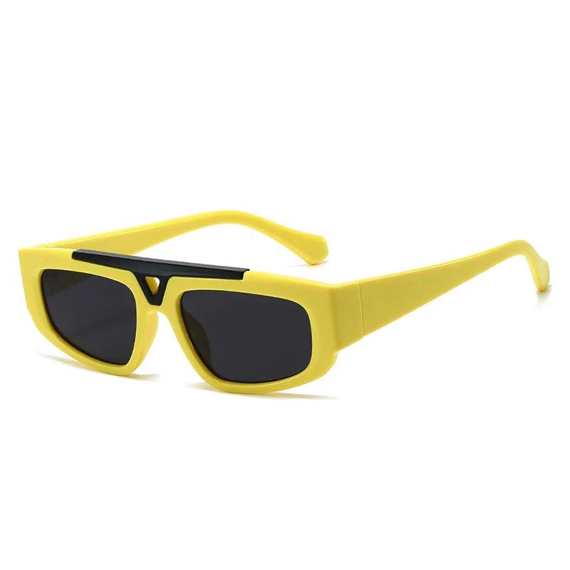 Azriel Retro Rectangular Sunglasses - Rad Sunnies