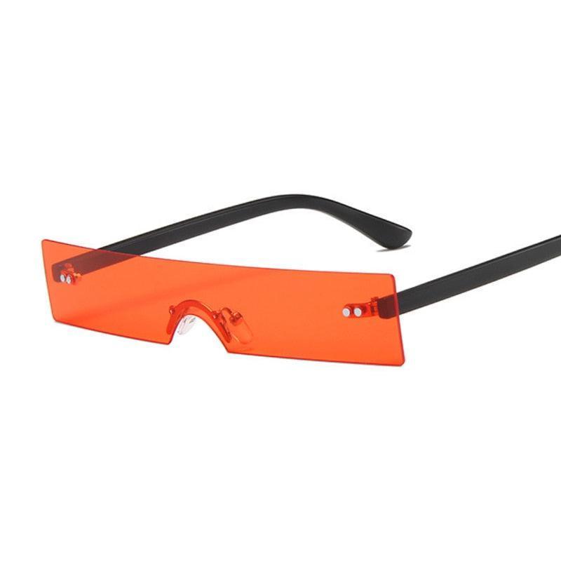 Electra Rimless Rectangle Sunglasses - Rad Sunnies