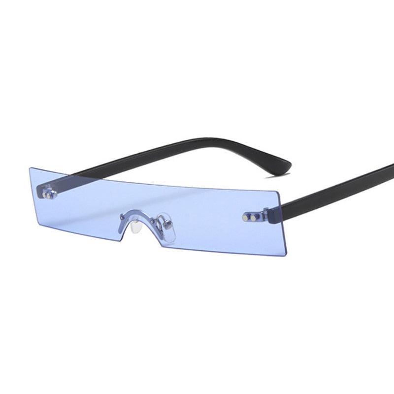 Electra Rimless Rectangle Sunglasses - Rad Sunnies