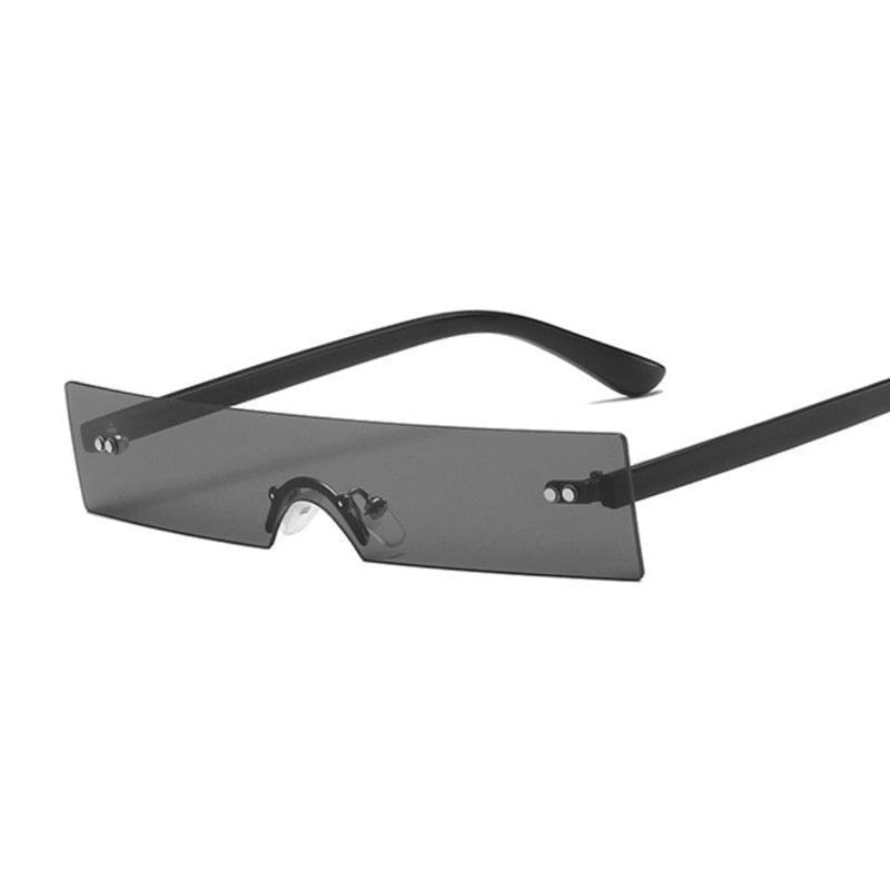 Electra Rimless Rectangle Sunglasses - Rad Sunnies
