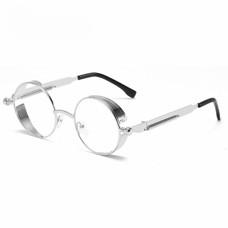 Fox Steampunk Round Sunglasses - Rad Sunnies