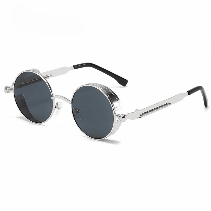 Fox Steampunk Round Sunglasses - Rad Sunnies