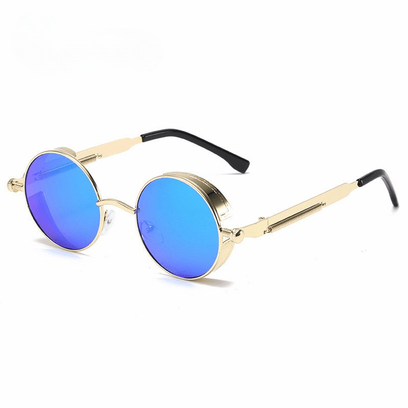 Fox Steampunk Round Sunglasses - Rad Sunnies