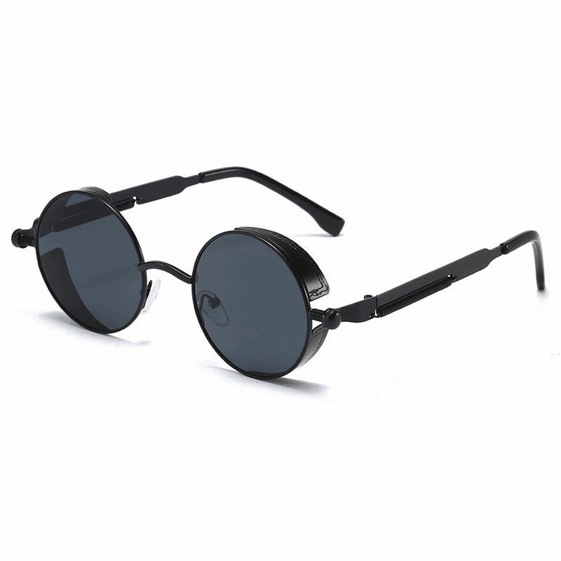 Fox Steampunk Round Sunglasses - Rad Sunnies