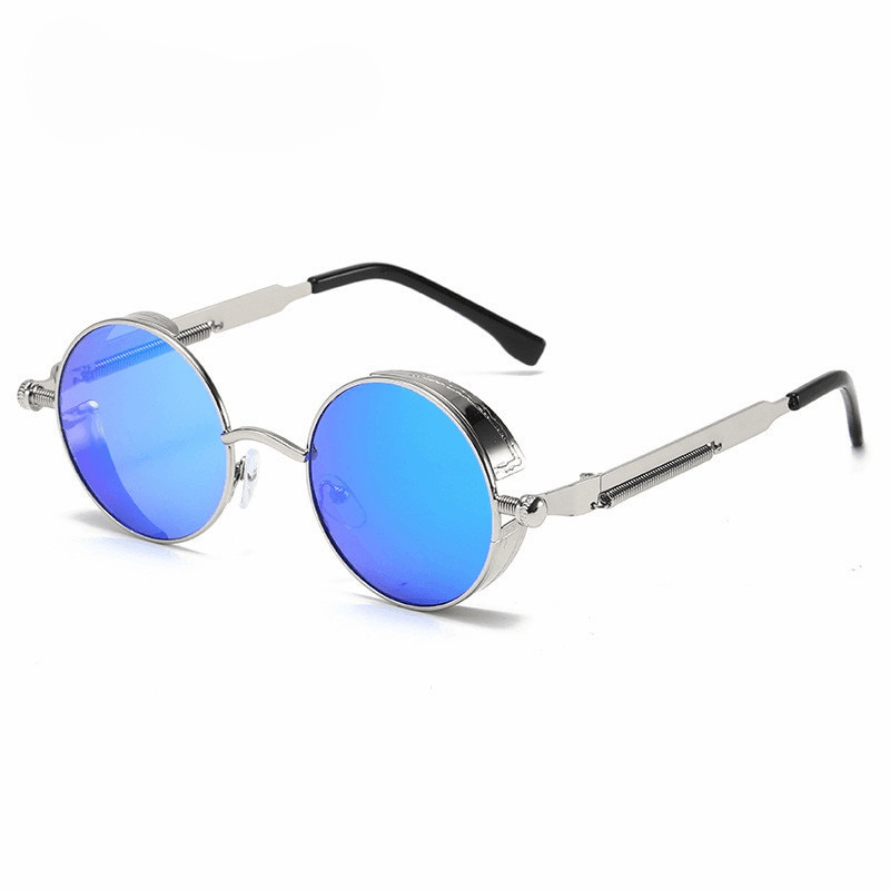 Fox Steampunk Round Sunglasses - Rad Sunnies
