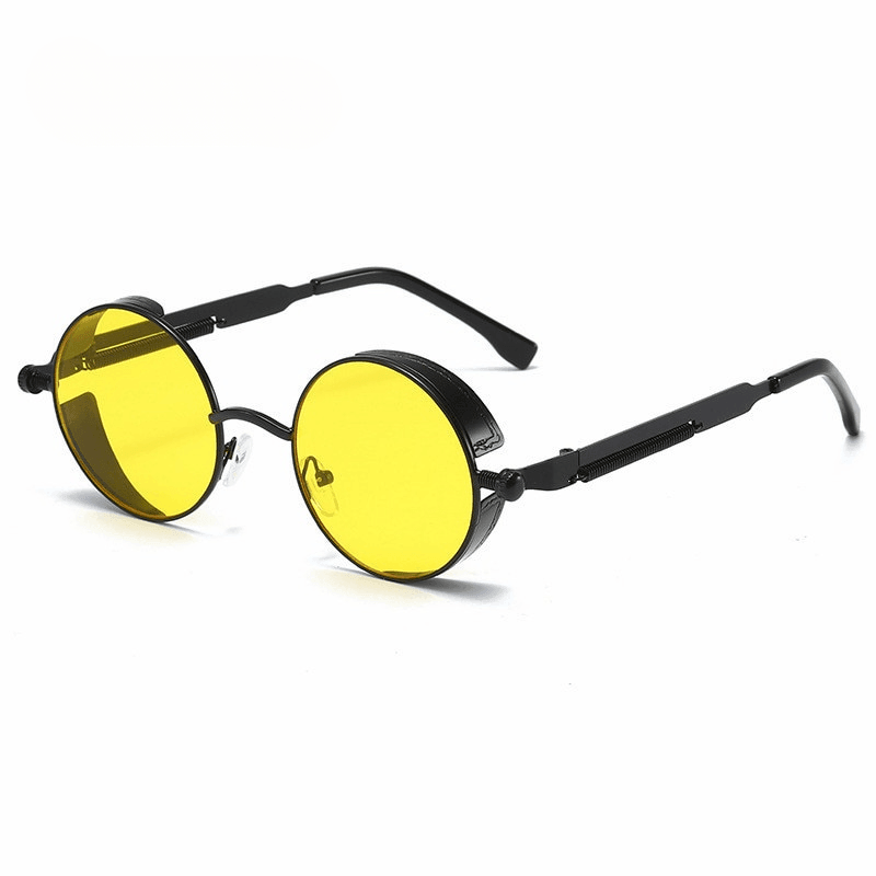 Fox Steampunk Round Sunglasses - Rad Sunnies