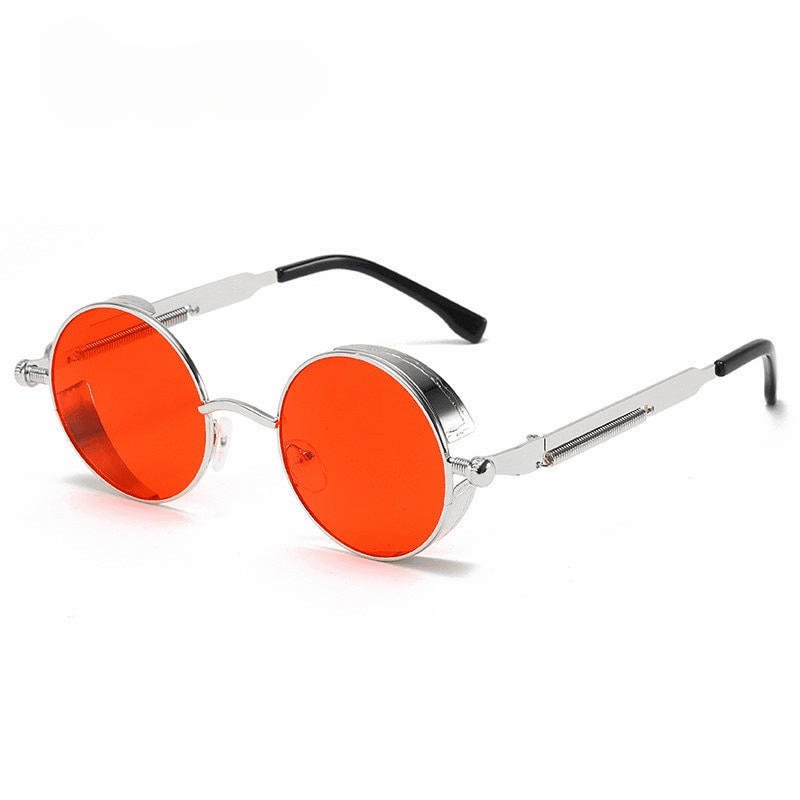 Fox Steampunk Round Sunglasses - Rad Sunnies