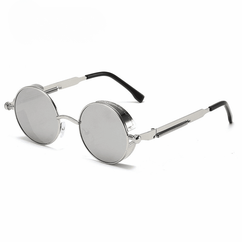 Fox Steampunk Round Sunglasses - Rad Sunnies