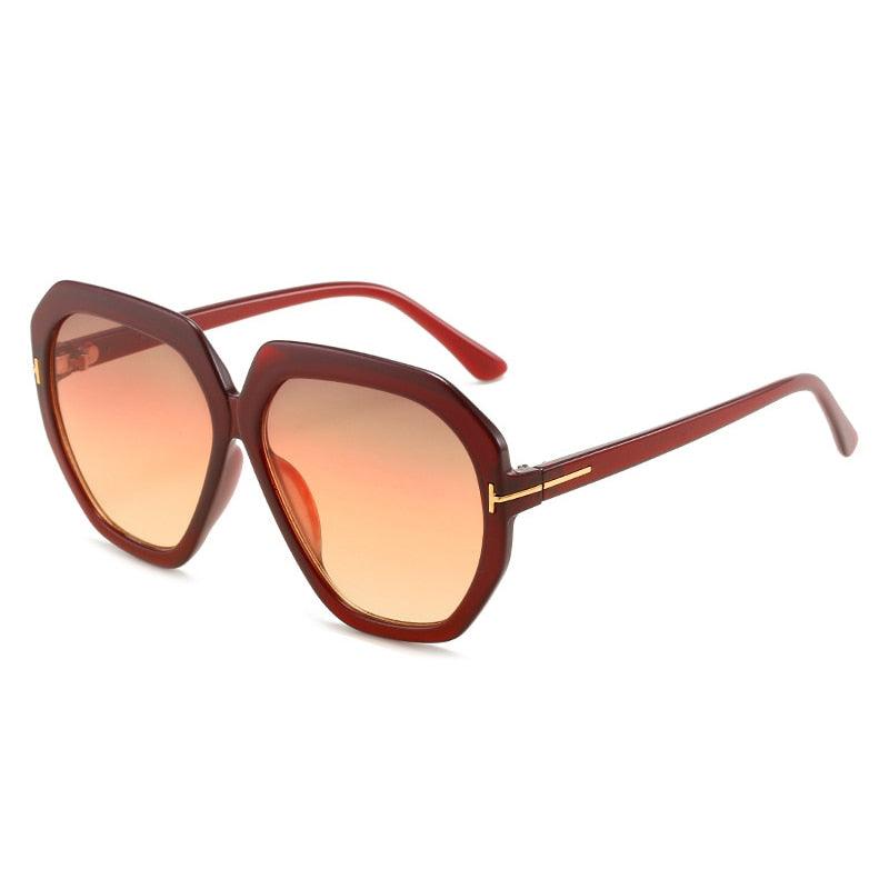 Hailee Oversized Geometric Sunglasses - Rad Sunnies