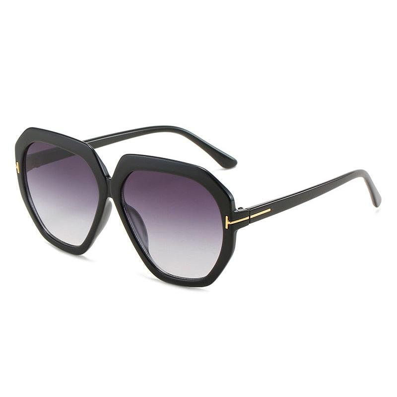 Hailee Oversized Geometric Sunglasses - Rad Sunnies