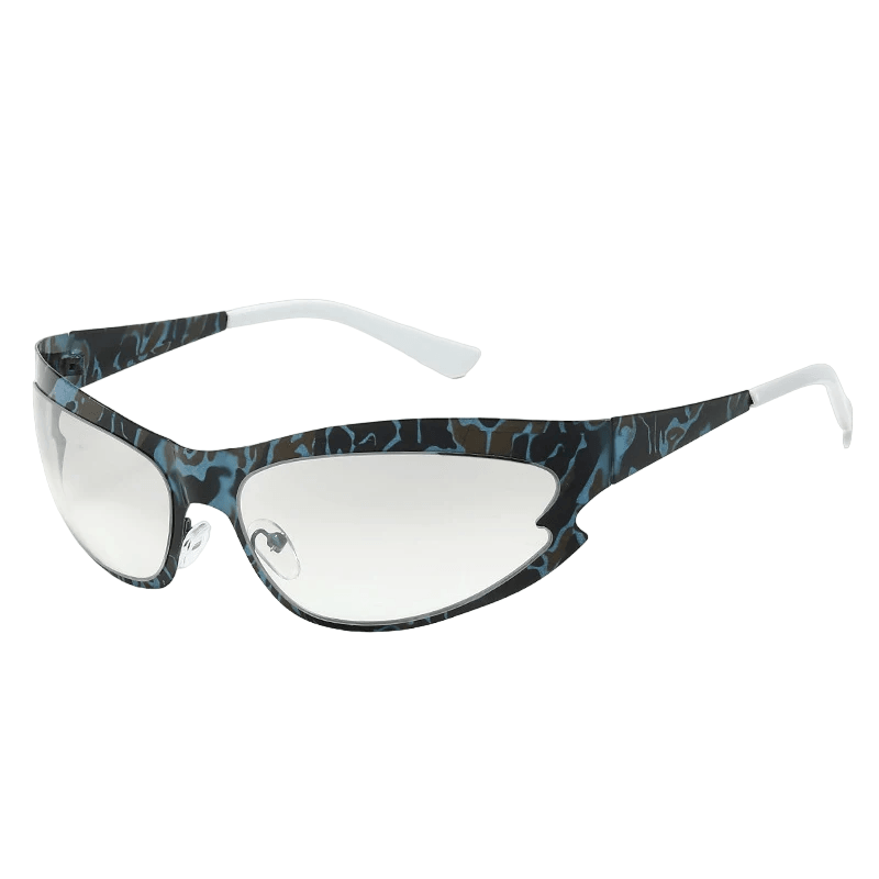 Keiko Steampunk Wrap Around Sunglasses - Rad Sunnies
