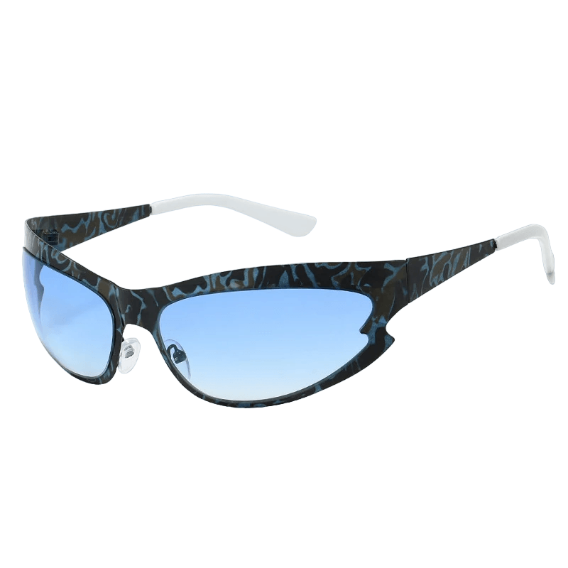 Keiko Steampunk Wrap Around Sunglasses - Rad Sunnies