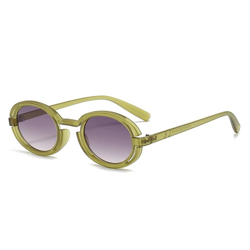 Miyako Retro Oval Sunglasses - Rad Sunnies