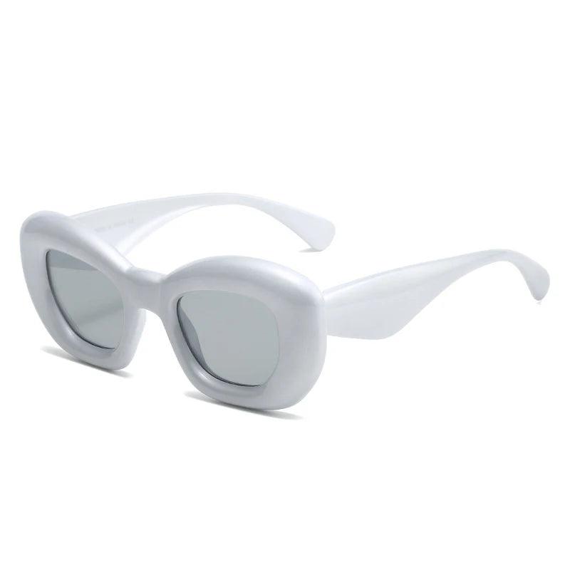 Nola Retro Rectangle Sunglasses - Rad Sunnies