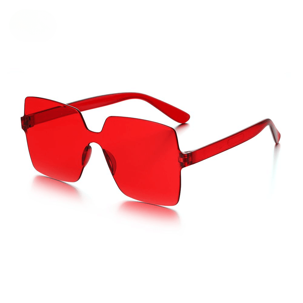 Nori Rimless Square Sunglasses - Rad Sunnies