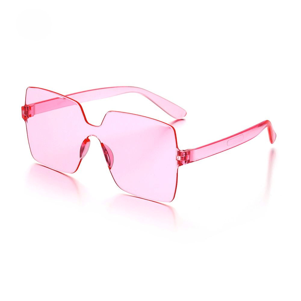 Nori Rimless Square Sunglasses - Rad Sunnies