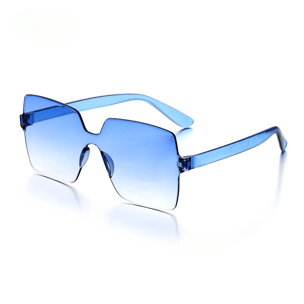 Nori Rimless Square Sunglasses - Rad Sunnies