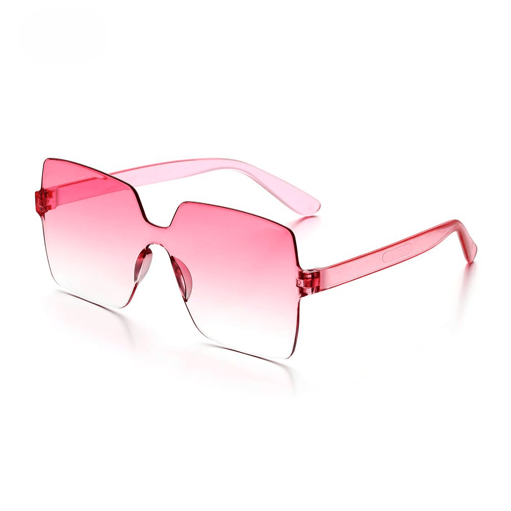 Nori Rimless Square Sunglasses - Rad Sunnies