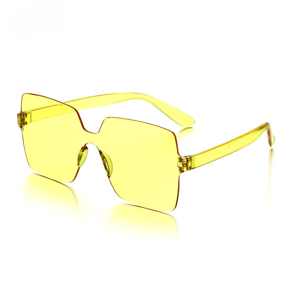 Nori Rimless Square Sunglasses - Rad Sunnies