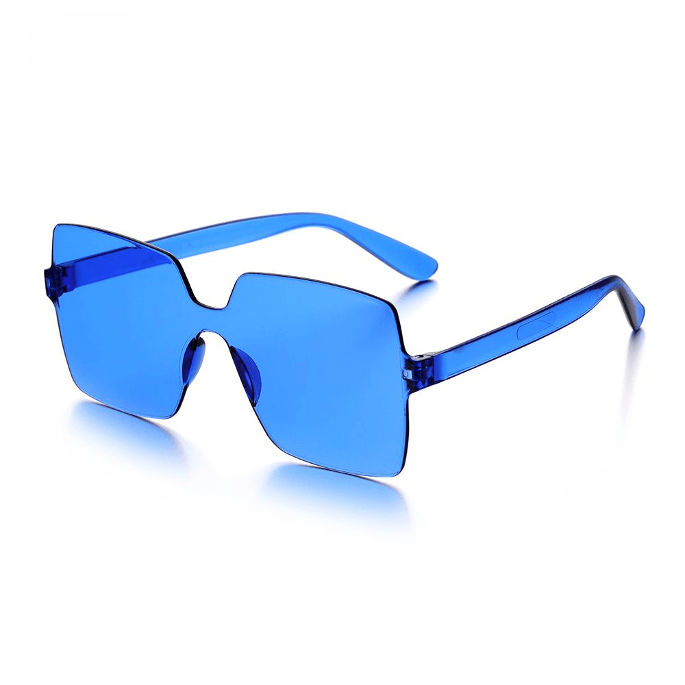 Nori Rimless Square Sunglasses - Rad Sunnies