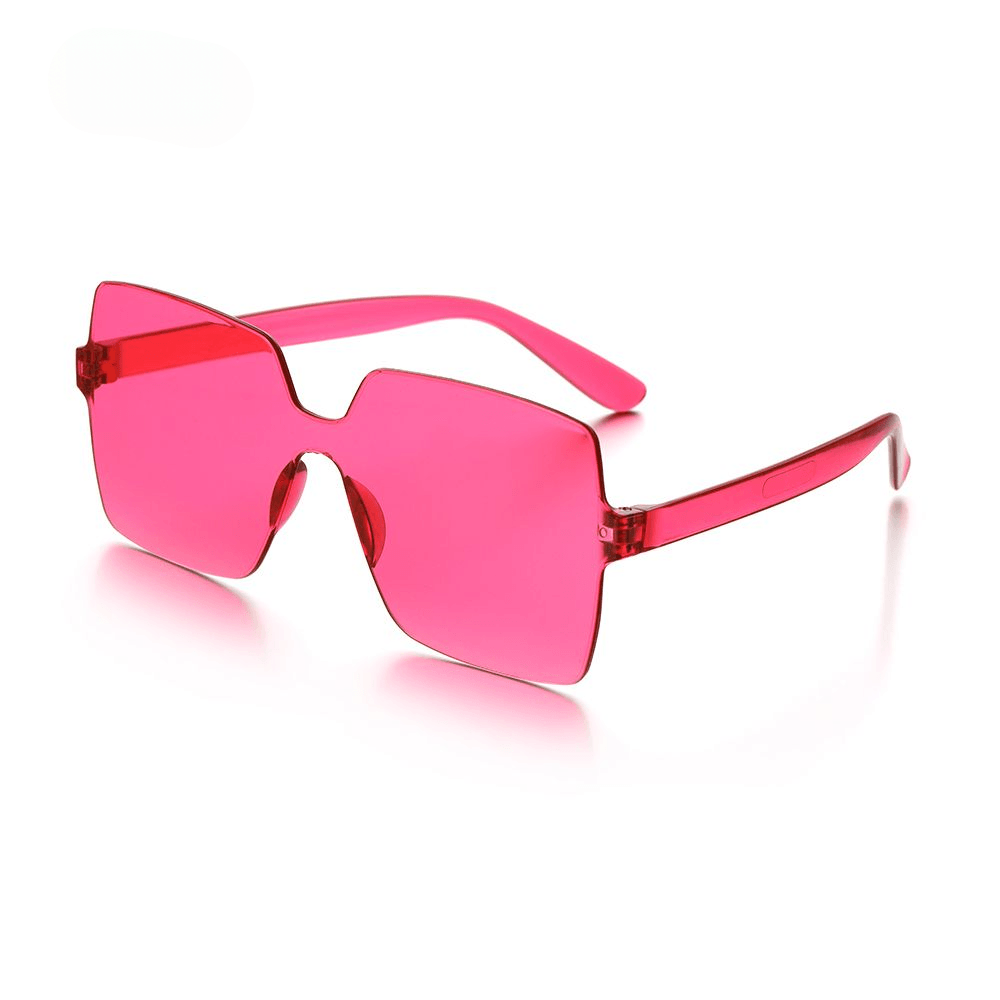 Nori Rimless Square Sunglasses - Rad Sunnies