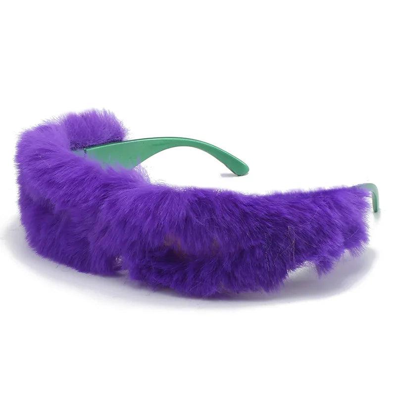 PomPom Funky Wrap Around Sunglasses - Rad Sunnies