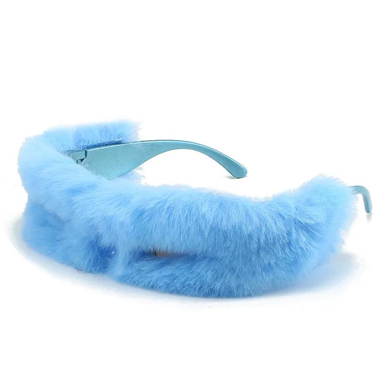 PomPom Funky Wrap Around Sunglasses - Rad Sunnies