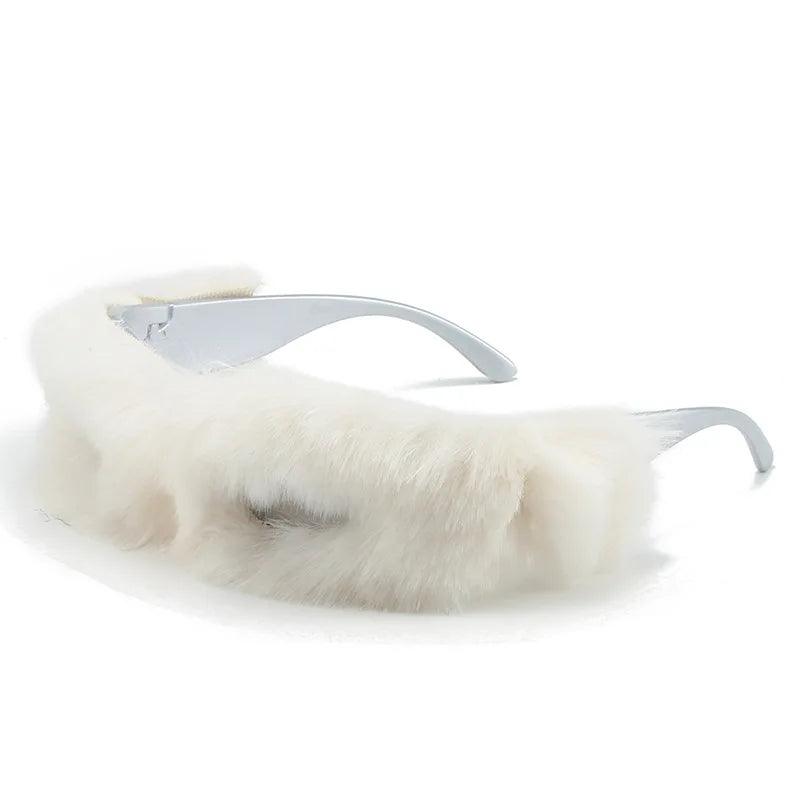 PomPom Funky Wrap Around Sunglasses - Rad Sunnies