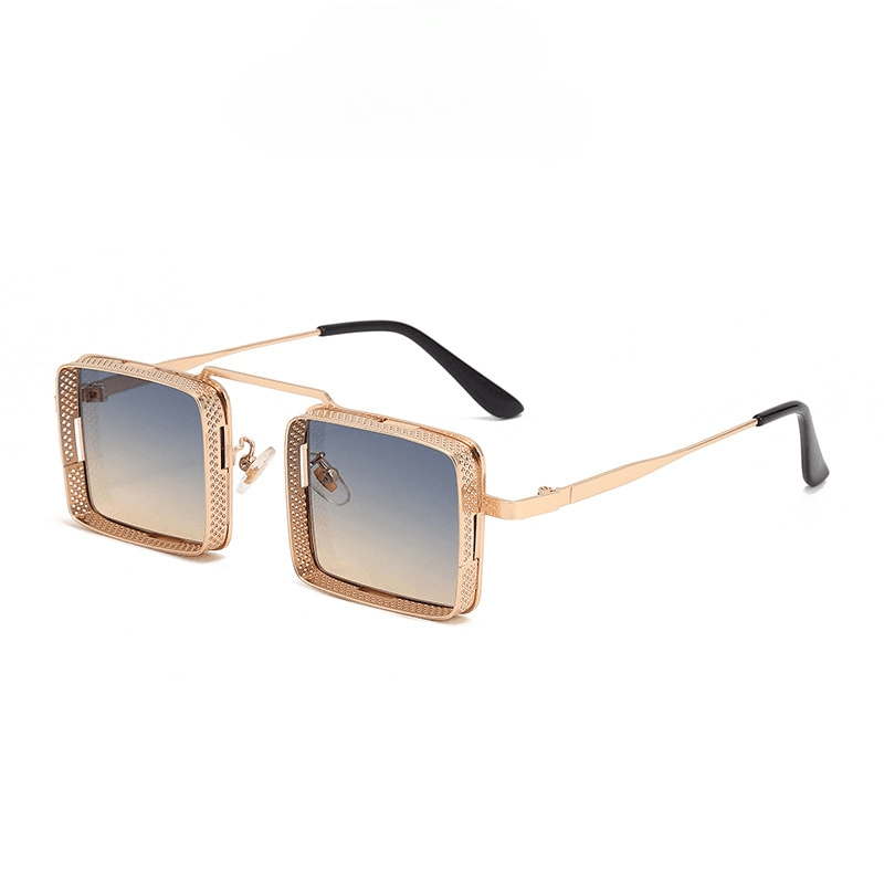 Quirky Steampunk Square Sunglasses - Rad Sunnies