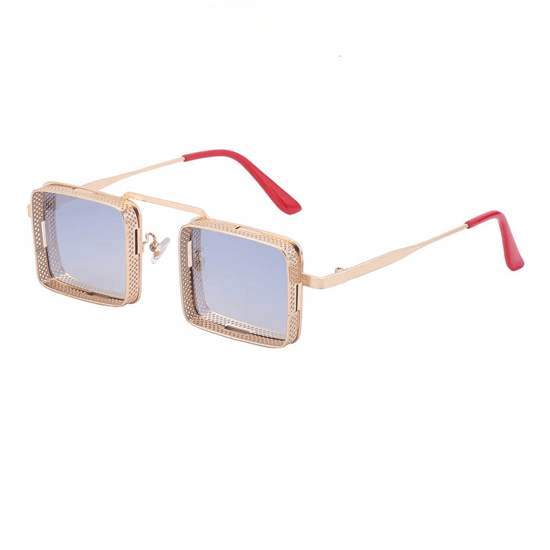 Quirky Steampunk Square Sunglasses - Rad Sunnies