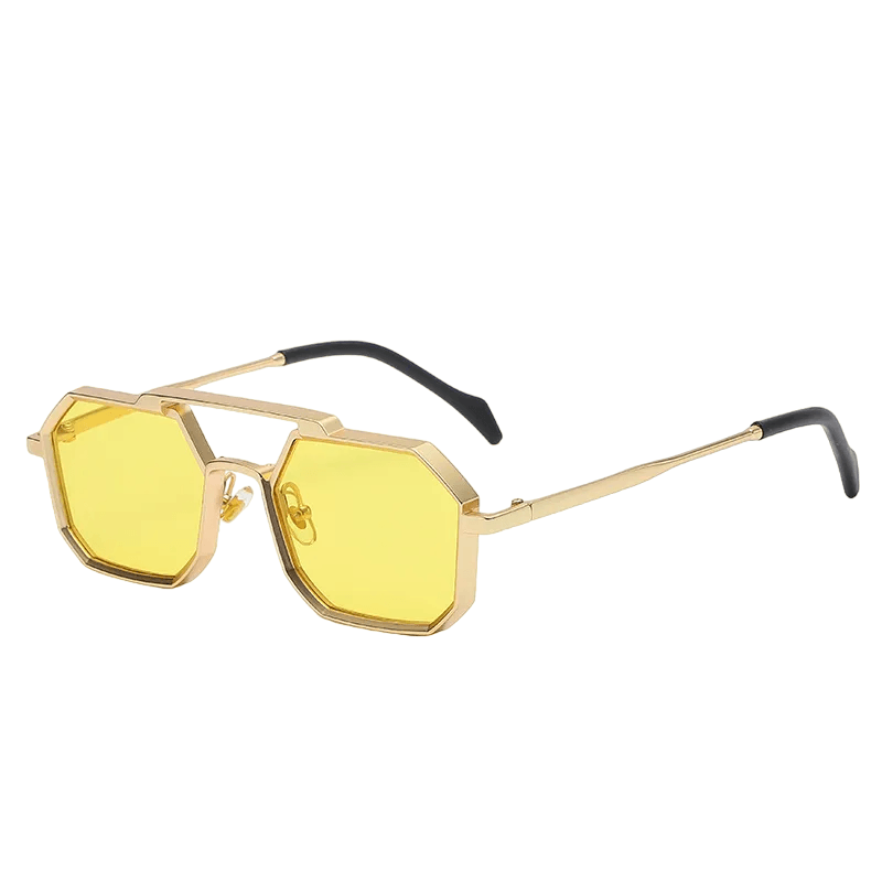Remus Steampunk Square Sunglasses - Rad Sunnies