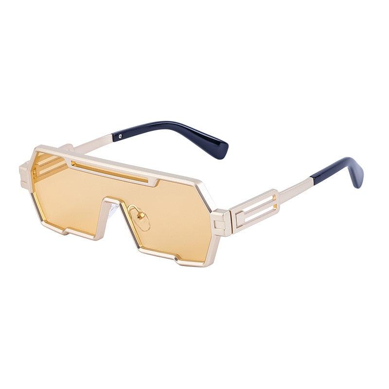 Ryan Steampunk Square Sunglasses - Rad Sunnies