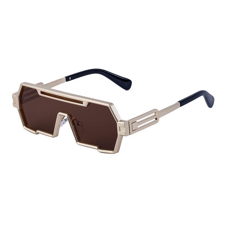 Ryan Steampunk Square Sunglasses - Rad Sunnies