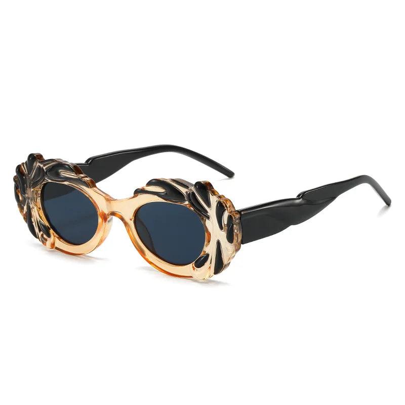 Vespera Retro Oval Sunglasses - Rad Sunnies
