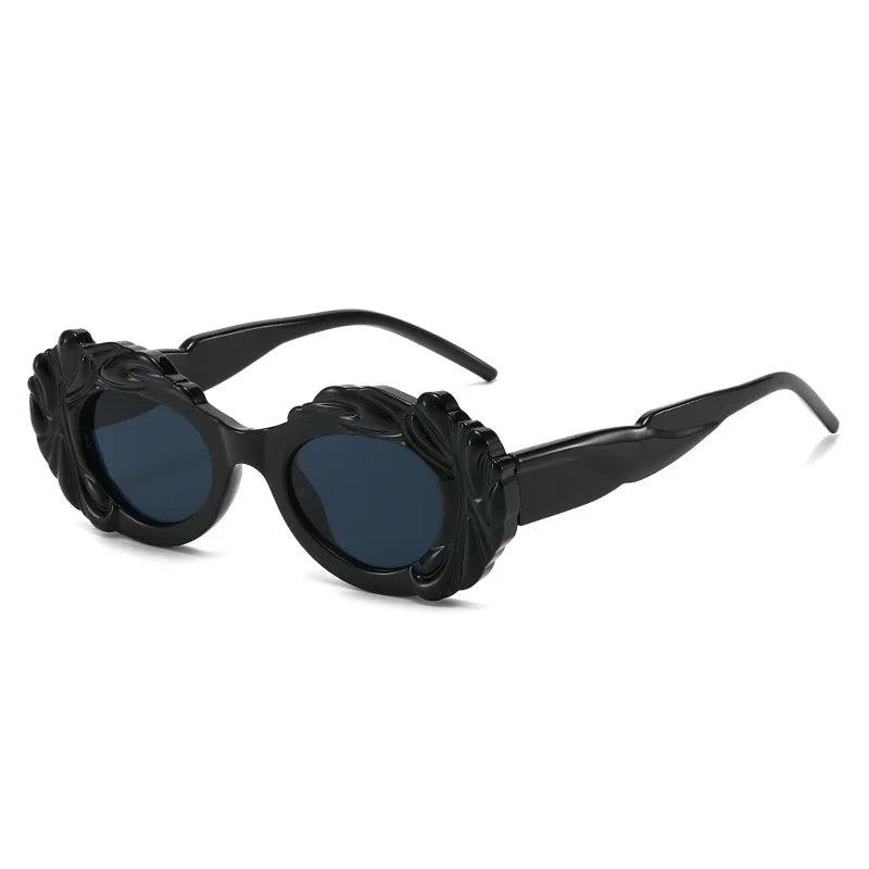 Vespera Retro Oval Sunglasses - Rad Sunnies