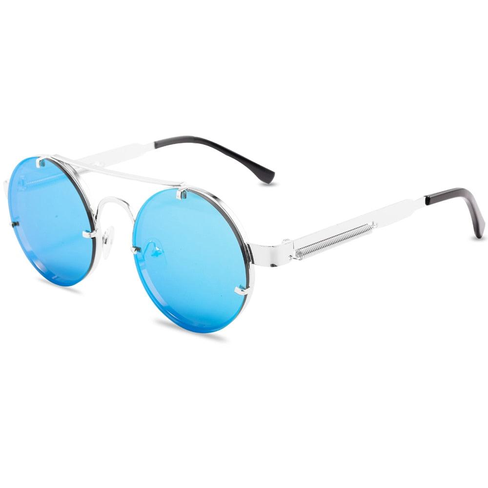 Zora Steampunk Round Sunglasses - Rad Sunnies