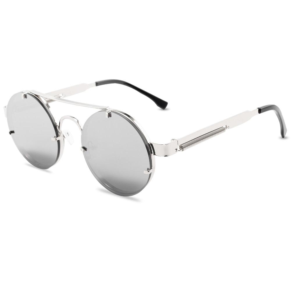 Zora Steampunk Round Sunglasses - Rad Sunnies
