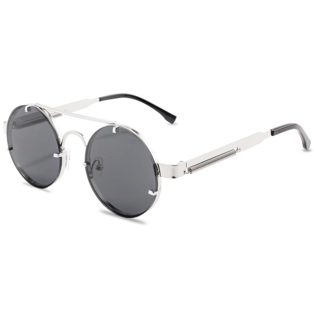 Zora Steampunk Round Sunglasses - Rad Sunnies