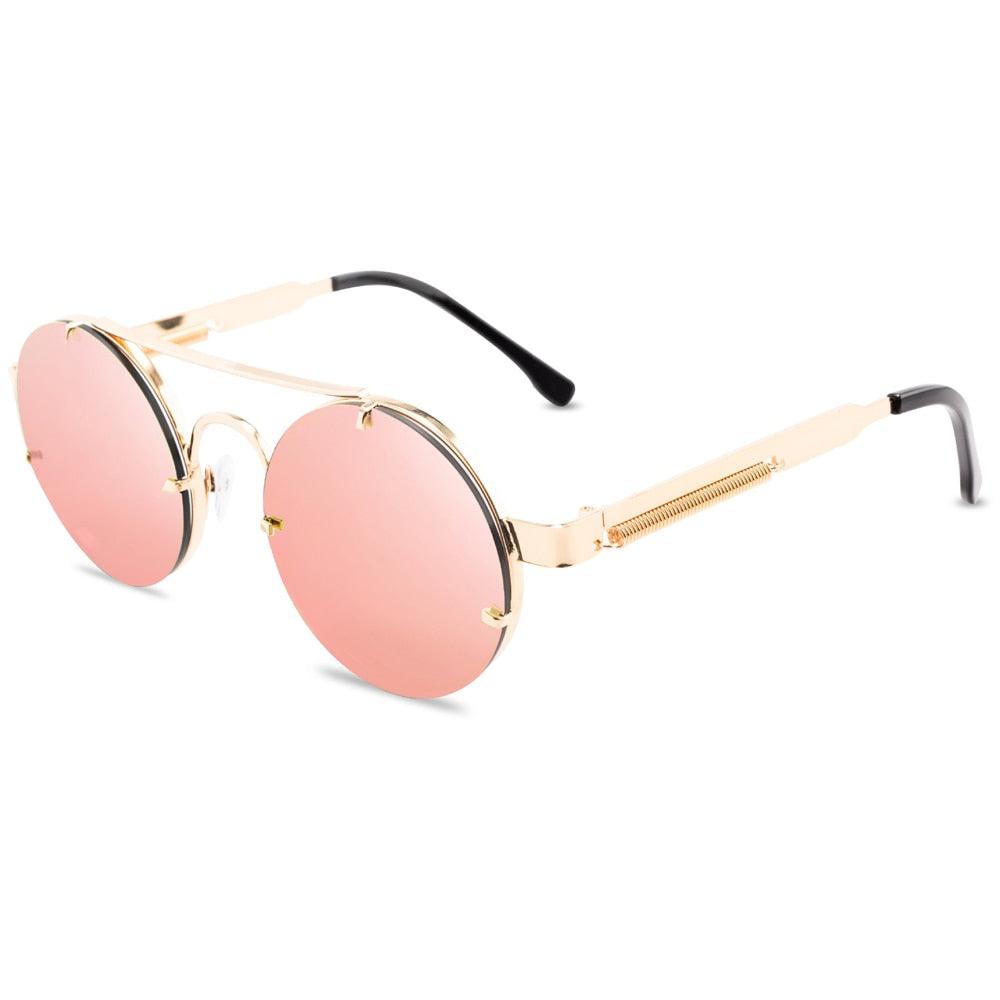 Zora Steampunk Round Sunglasses - Rad Sunnies
