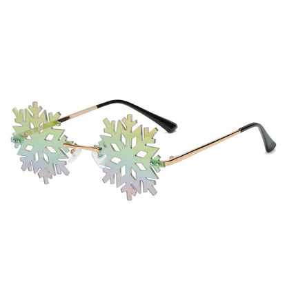 Silvia Rimless Round Sunglasses
