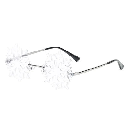 Silvia Rimless Round Sunglasses