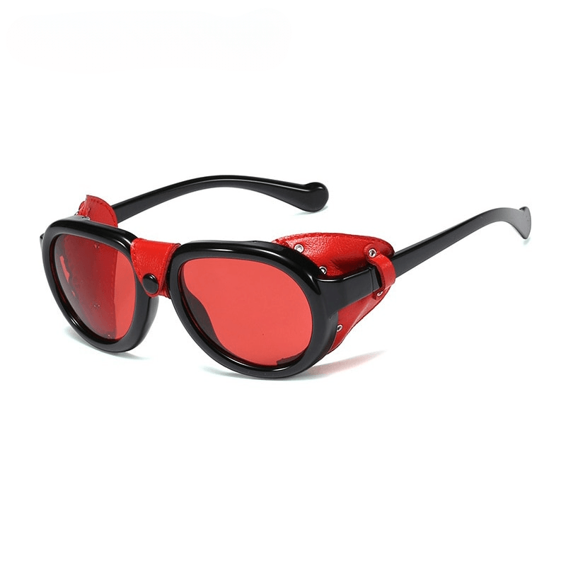 Ace Steampunk Round Sunglasses - Rad Sunnies