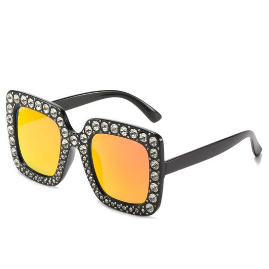 Amber Retro Square Sunglasses - Rad Sunnies
