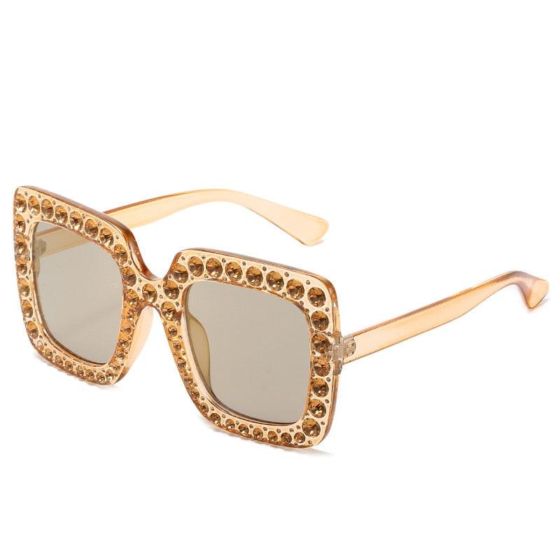 Amber Retro Square Sunglasses - Rad Sunnies